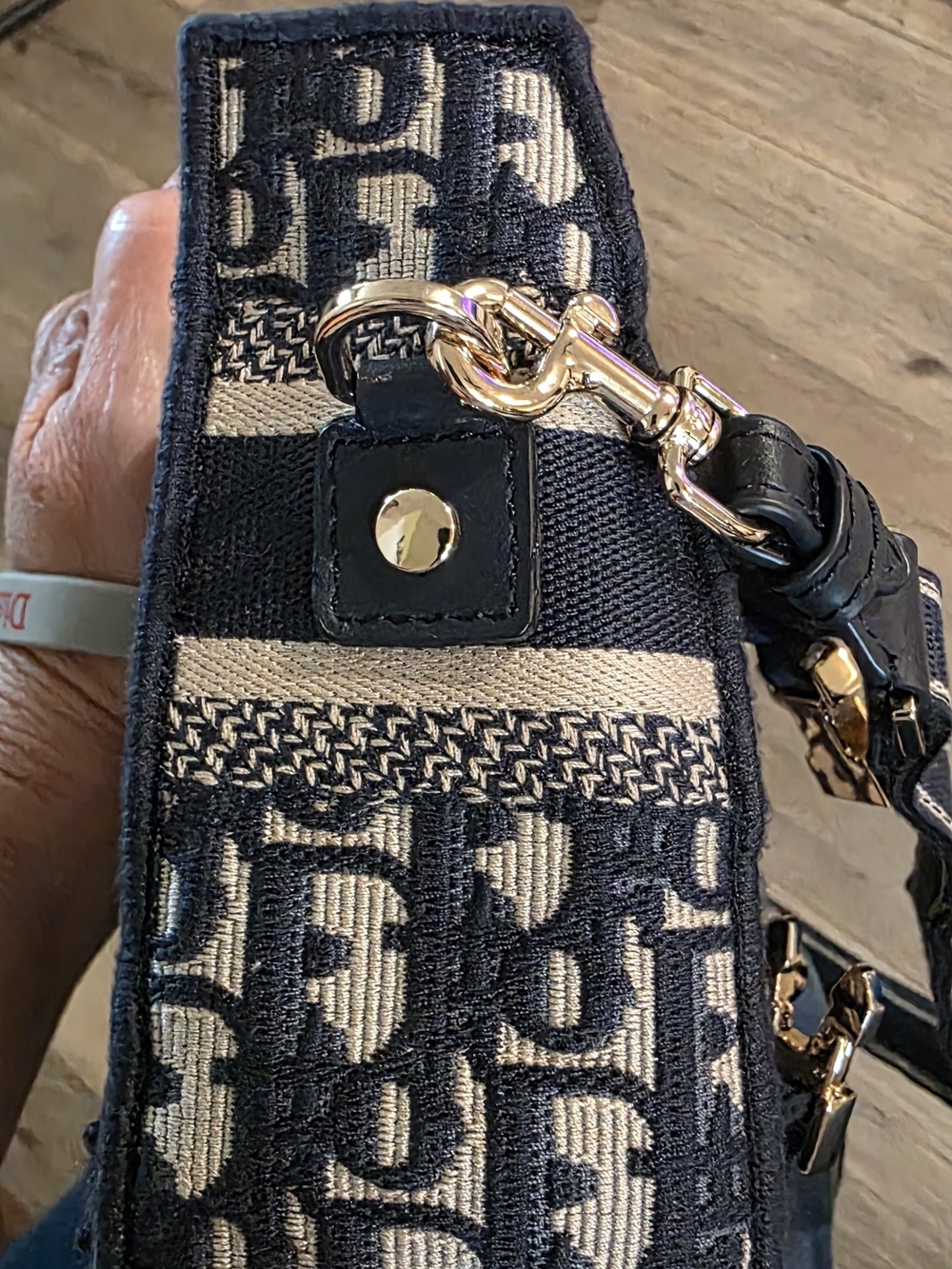 NWOT Inspired Navy Blue Small Diorcamp Bag - Picture 7 of 10